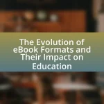 The Evolution of eBook Formats and Their Impact on Education