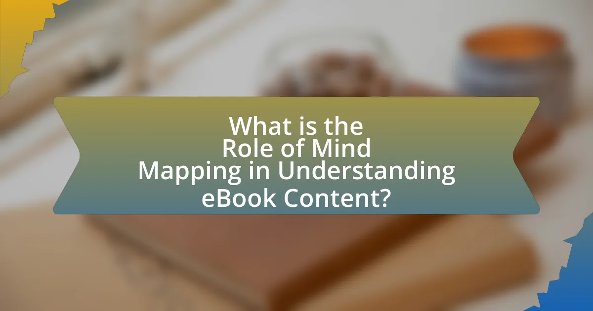 What is the Role of Mind Mapping in Understanding eBook Content?